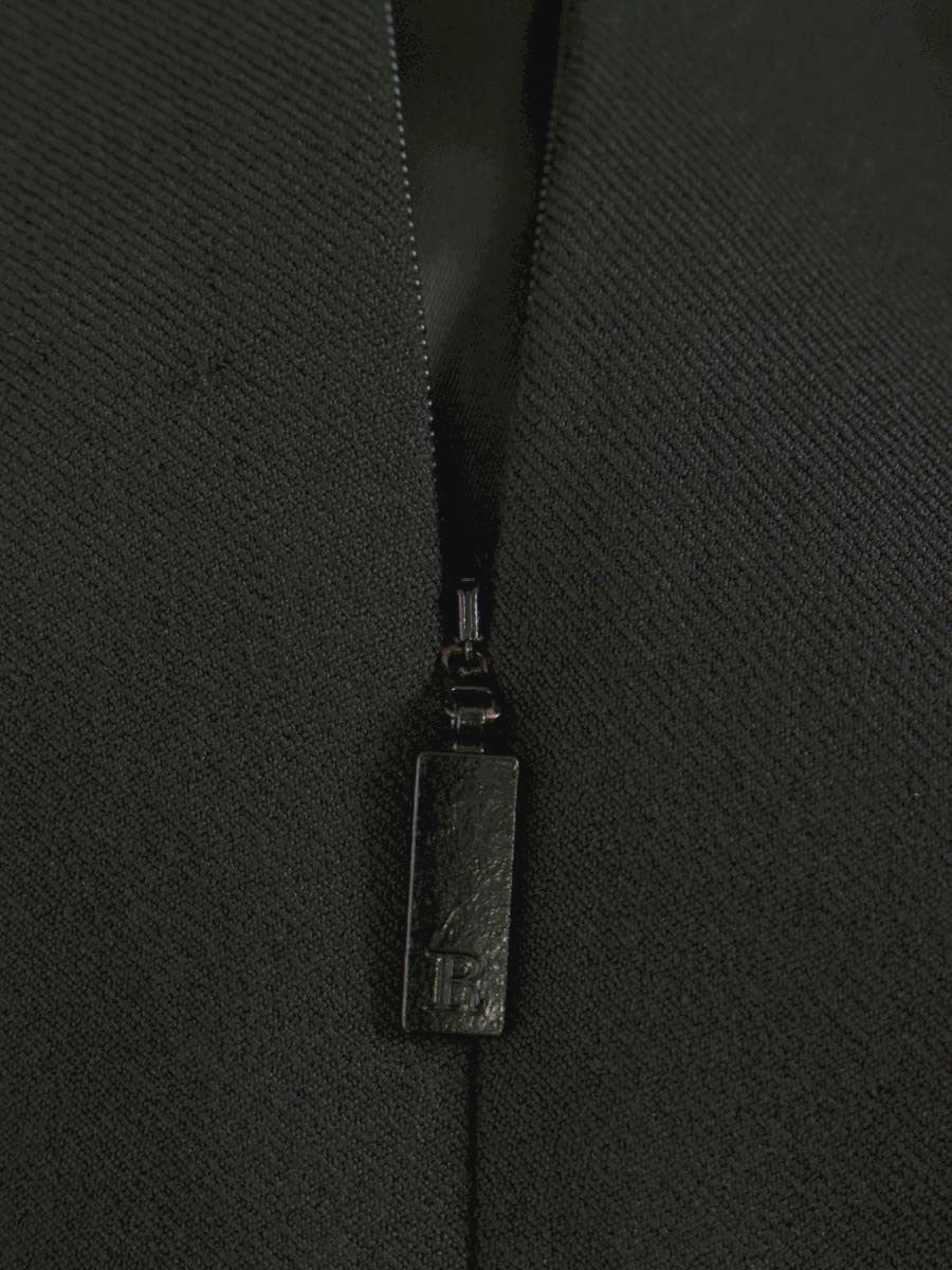 ルネ basic 5946010 ワンピース 36 ブラック ストレッチ素材 インパーテッド IT6QR475YUHT