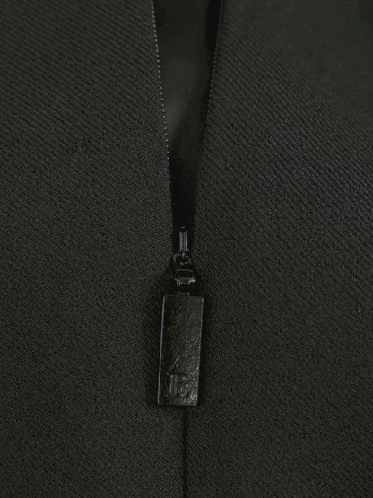 ルネ basic 5946010 ワンピース 36 ブラック ストレッチ素材 インパーテッド IT6QR475YUHT