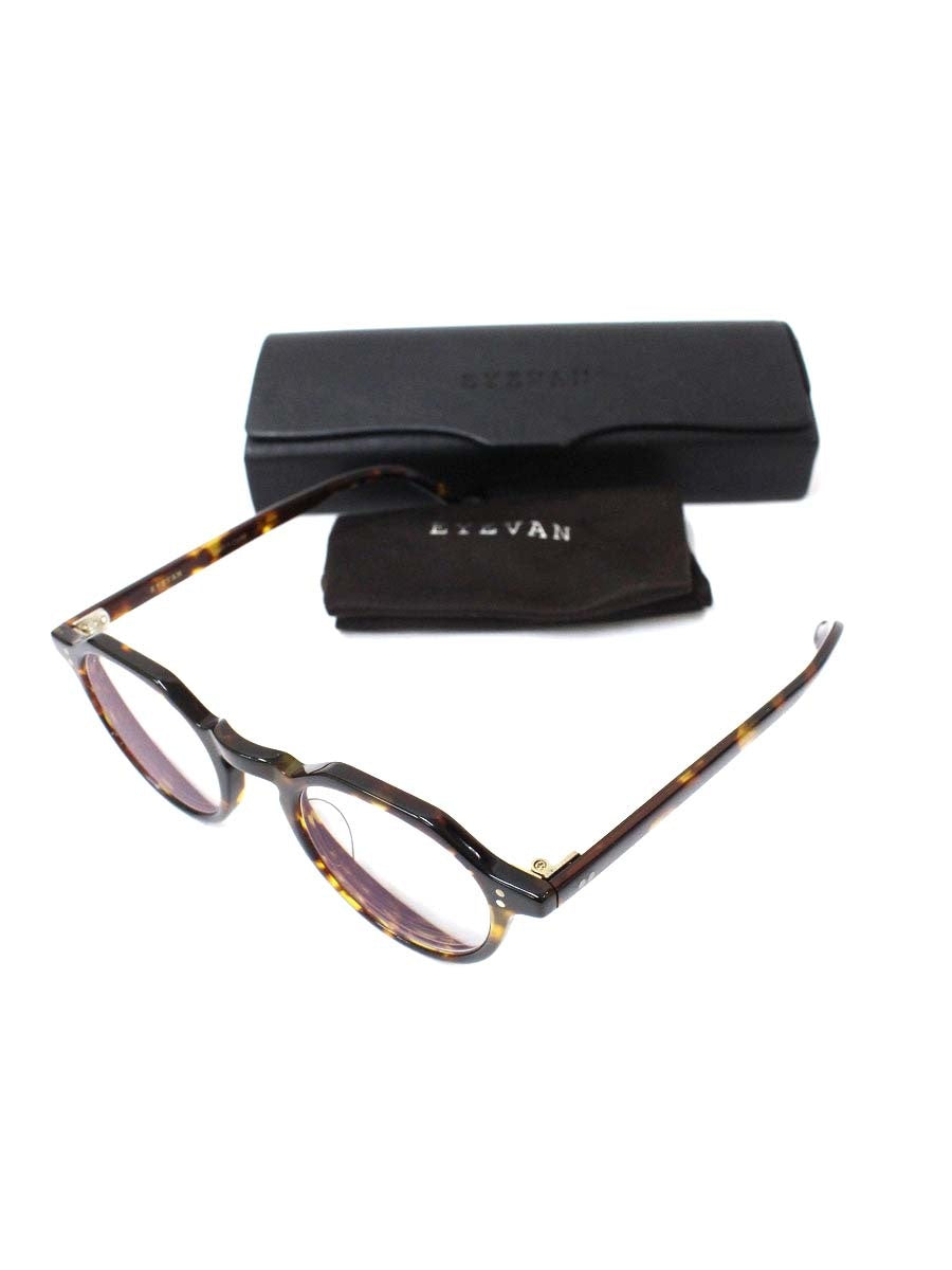 アイヴァン ATTACHE45 メガネ ブラウン セルフレーム フルリム べっこう柄 IT4LI7K7DV41 【SALE】