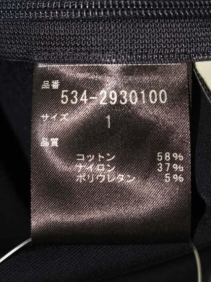 ルフィル 534-2930100 パンツ 1 ネイビー ハイストレッチタックフレア ITG33IGR5PJW