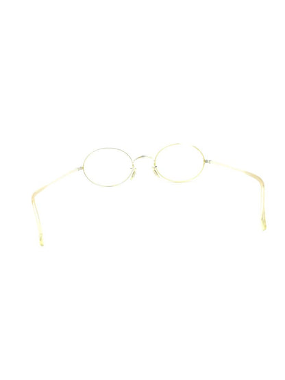 白山眼鏡店 メガネ 眼鏡 ライトゴールド メタルフレーム フルリム オーバル ITW7K97XXB57