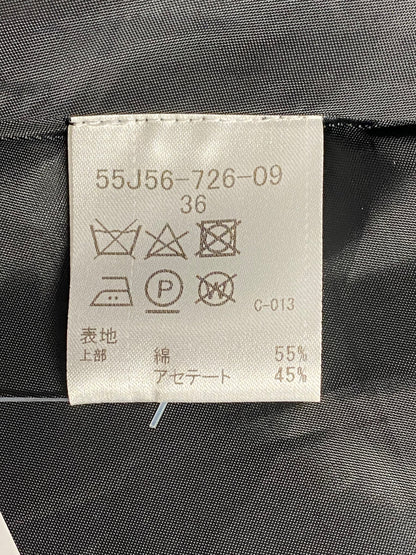 ブルーレーベルクレストブリッジ ソフティーツイル ニットコンビワンピース 55J56-726-09 ワンピース 36 ブラック 22年モデル ITNKHNLGFJE4