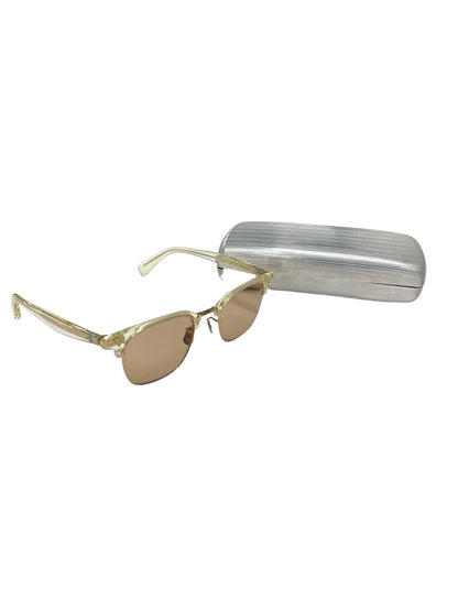 アイヴァン7285 コンビフレーム フルリム ボストン 644 メガネ クリアブラウン ITYSLXILNM5W