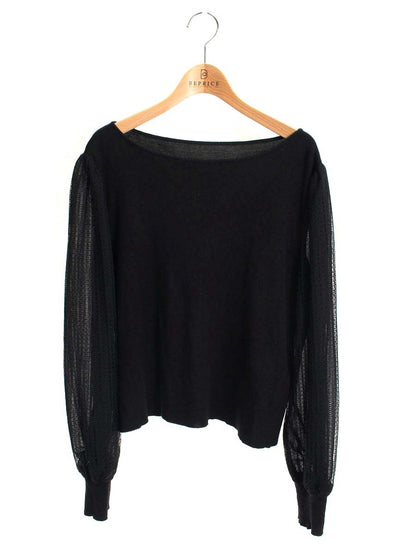 フォクシーブティック Knit Top "L'amitie 43366 ニット 42 ブラック IT4517PTT0BX 【SALE】