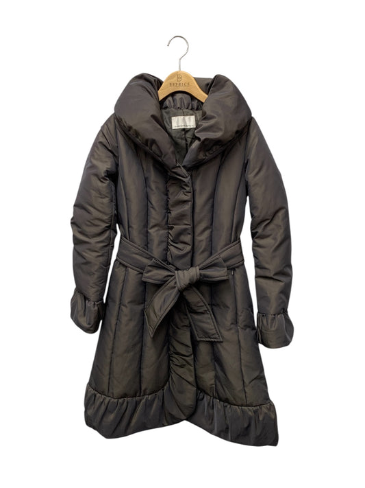 エムプルミエブラック D208-006 ダウンコート 34 チャコール ショールカラー IT0M6CGXZFY0