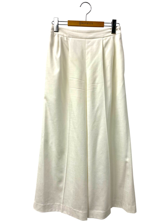 フォクシーニューヨーク Pants Addison 43486 パンツ 38 ホワイト ワイド タック IT09MFCYF62Q