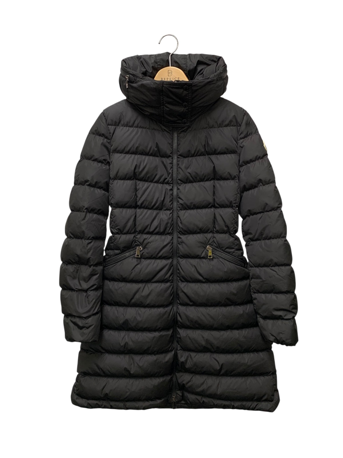 MONCLER モンクレール 22AW FLAMMETTE フラメッテ H2093 1C50900 54155 ロングダウンコート ブラック 0 ITAA0IMTPBJY