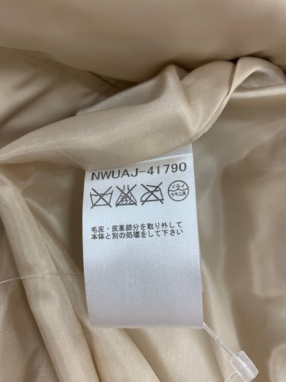 フランコフェラーロ NWUAJ-41790 ダウンコート 2 ベージュ レッキスラビットファー IT5PFC2JZSIO