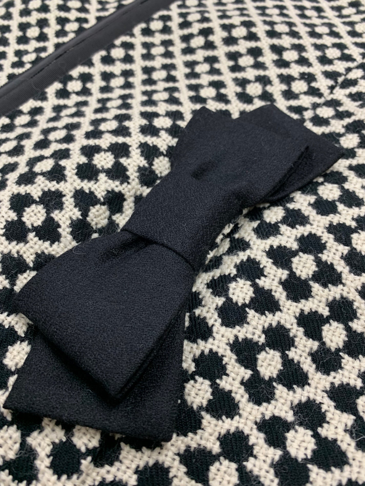 エムズグレイシー 919521 コート 40 ブラック カメリア ジップアップ リボン ITIA6M8QMI0T