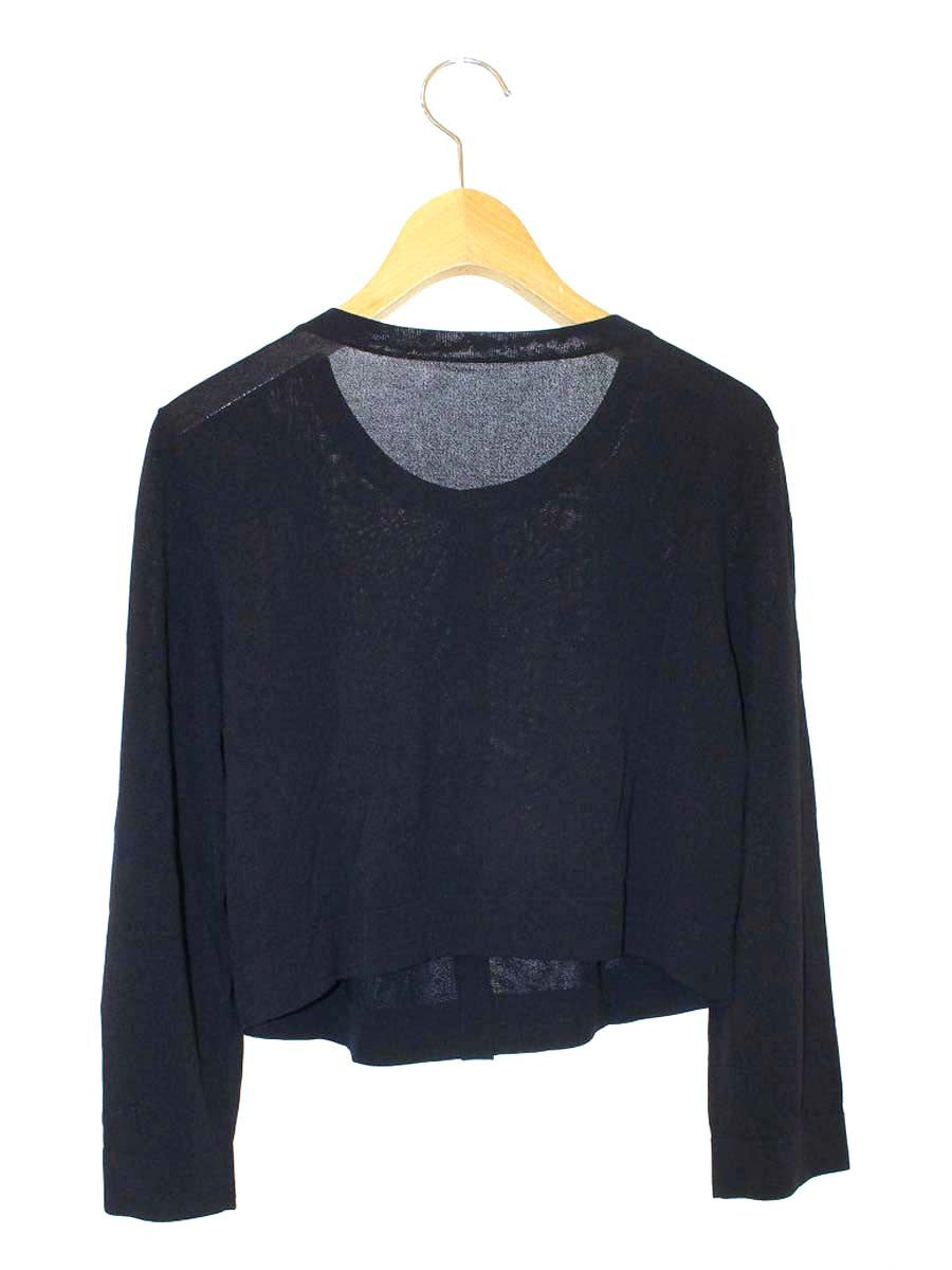 フォクシーブティック Upper Standard 35276 カーディガン 42 ブラック ストレッチ ITOMY3DY187K