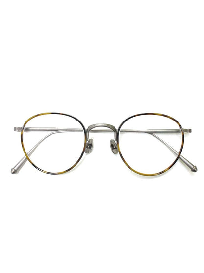 マツダ M3085-i 47 メガネ マットシルバー/ブラウン コンビフレーム フルリム ラウンド ITHGN62I6NWG 【SALE】