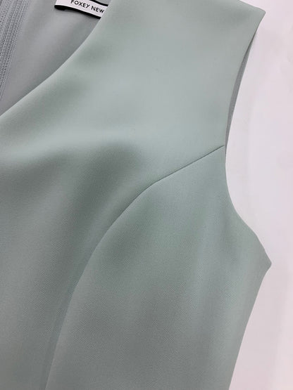 フォクシーニューヨーク Dress Twin Bell 39230 ワンピース 40 ブルー ITO3A1O6FPB6