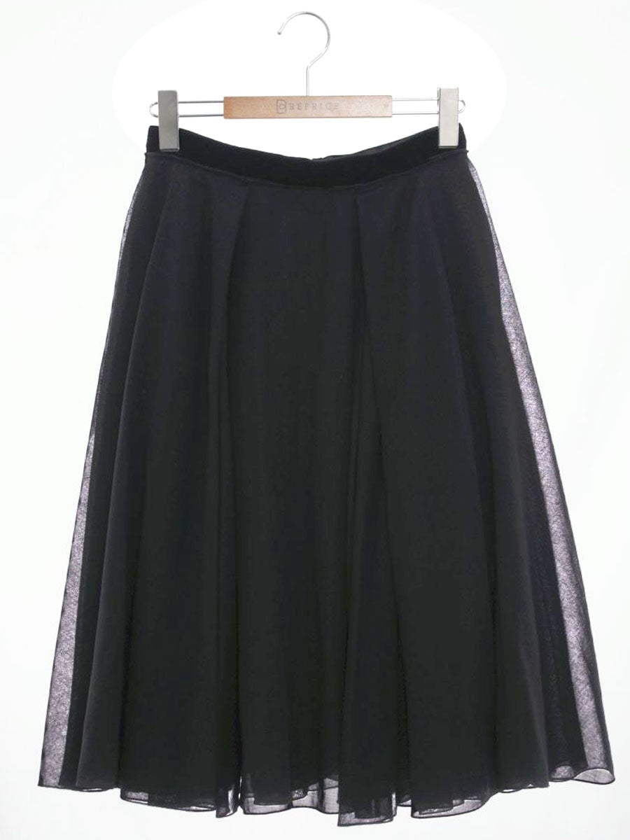 フォクシーブティック Skirt 37054 スカート 38 ブラック ITBTAT0GQIJU