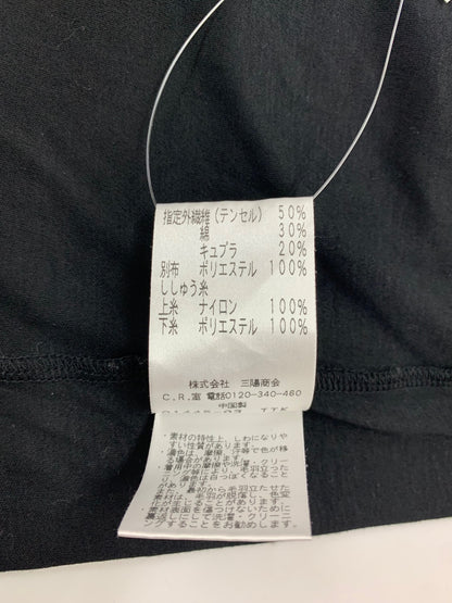 トゥービーシック W5P05-551-09 Tシャツ 2 ブラック フリル IT9C2XSTCWCG