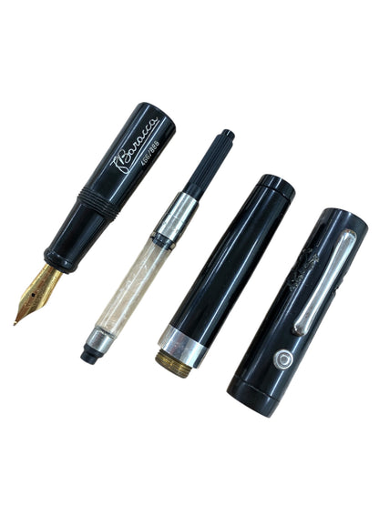 スティピュラ フランチェスコ･バラッカ エボナイト 万年筆 ブラック 18K 888本限定 466/888 IT71MRGXRASA 【SALE】