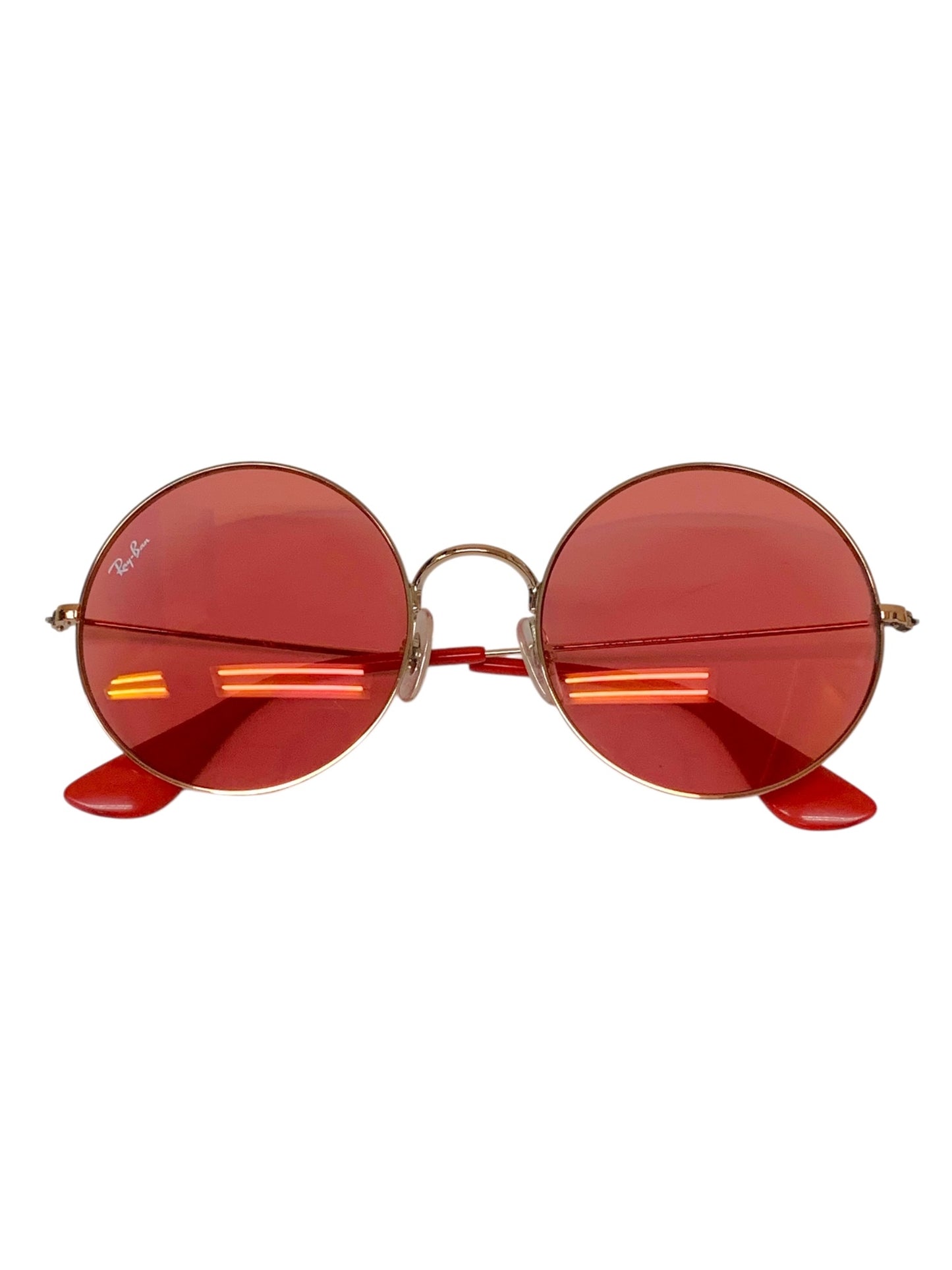 レイバン JA-JO RB3592 9035C8 サングラス ピンク メタルフレーム フルリム ラウンドシェイプ IT9I2VHPK5J2