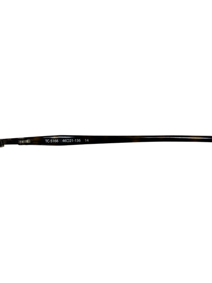 アミパリ TC-5166 メガネ ブラウン メタルフレーム フルリム ボストン IT6W5MT5YYY9