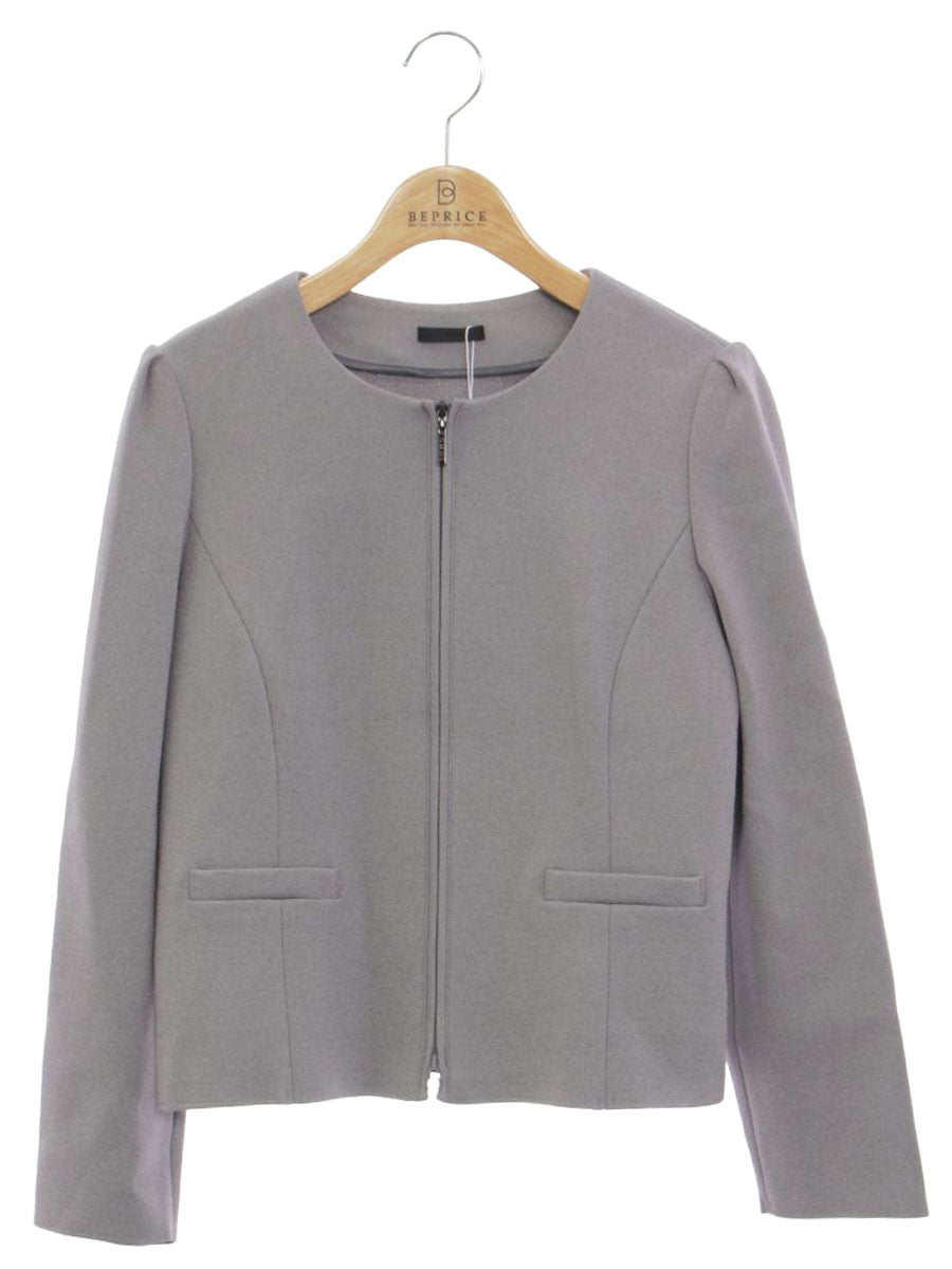 トゥービーシック W5F15-898-06 ノーカラージャケット 42 グレー ストレッチ ITDM9SWFL2HG