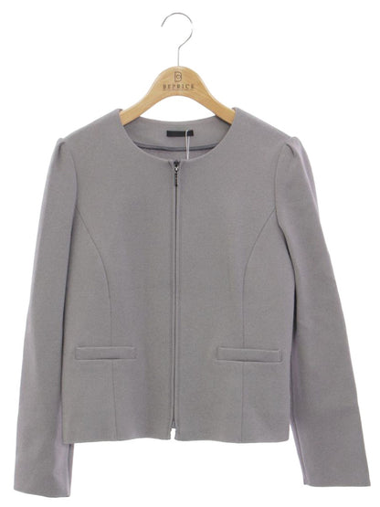 トゥービーシック W5F15-898-06 ノーカラージャケット 42 グレー ストレッチ ITDM9SWFL2HG