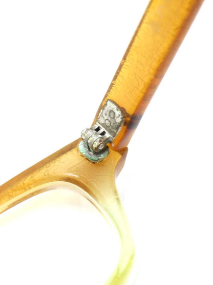 泰八郎謹製 PT-01 メガネ ブラウン/イエロー スクウエア IT5UUC8VVQXO