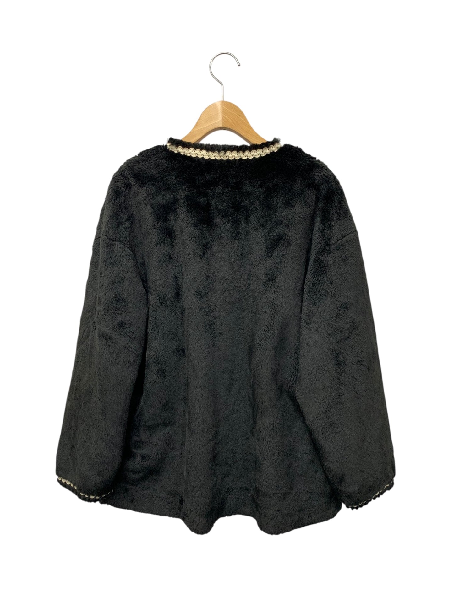 エムズグレイシー 396508 コート F ブラック エコファー IT6RYX46YLR4