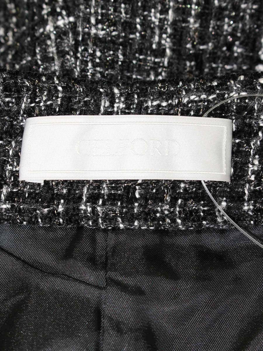 セルフォード バリエーションショートパンツ CWFP244086 36 ブラック ツイード ITDBGVYG4LE3