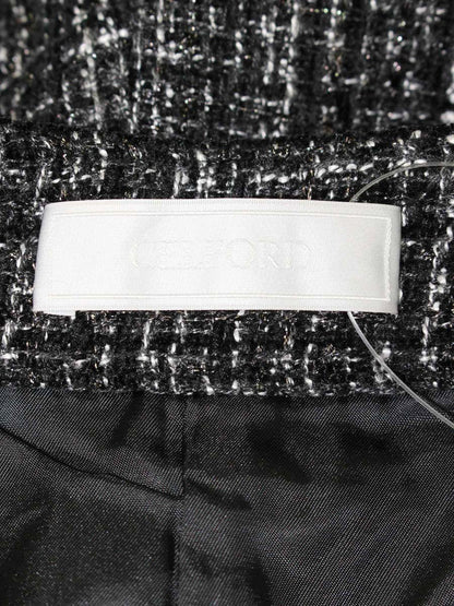 セルフォード バリエーションショートパンツ CWFP244086 36 ブラック ツイード ITDBGVYG4LE3