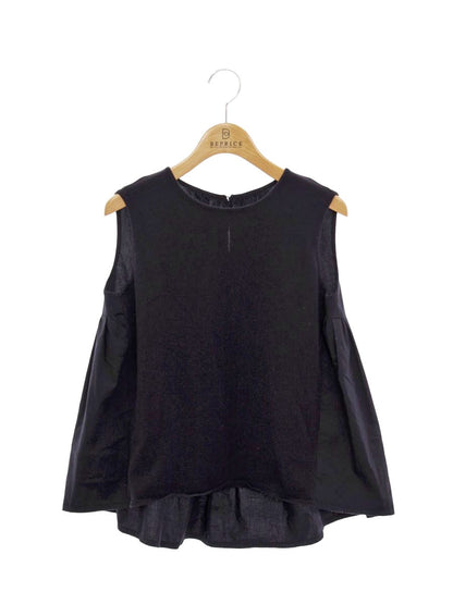 フォクシーブティック Cotton Combo Knit Top 39449 トップス ニット 38 ネイビー ITPGQWUCG6VS