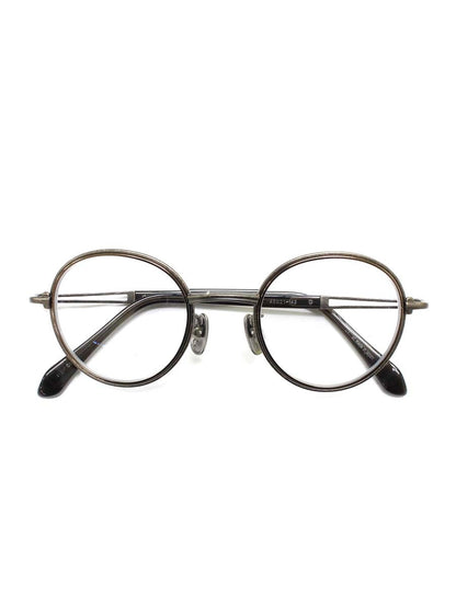 テイラーウィズリスペクト MAX メガネ アンティークゴールド/ブラウン コンビフレーム ボストン IT7U0WMSMGCW