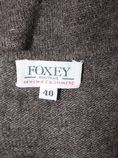 フォクシーブティック 22955 セーター 40 ブラウン ロング カシミヤ IT10UBMSB9GV