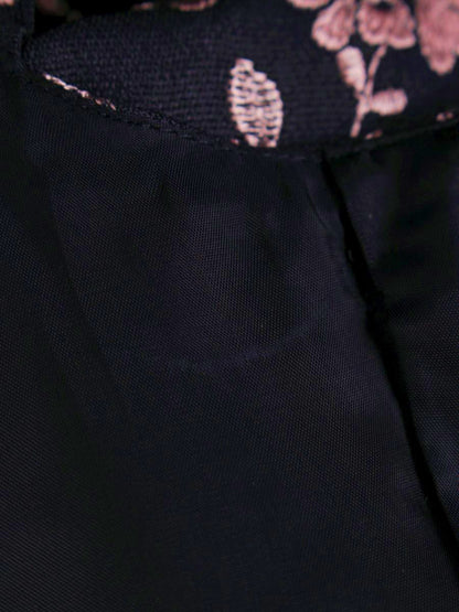 トッカ OPTOLS0050 ワンピース 0 ネイビー/ピンク フラワーモチーフ 刺繍 ITMVQ6RL225F