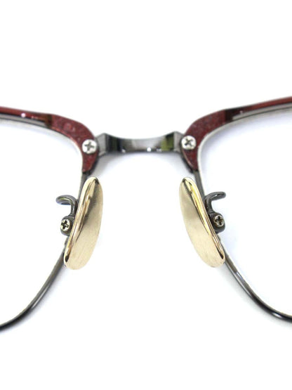 トレミーフォーティエイト AP-033 メガネ レッド メタルフレーム フルリム ウェリントン IT9KV5XIG3EO 【SALE】