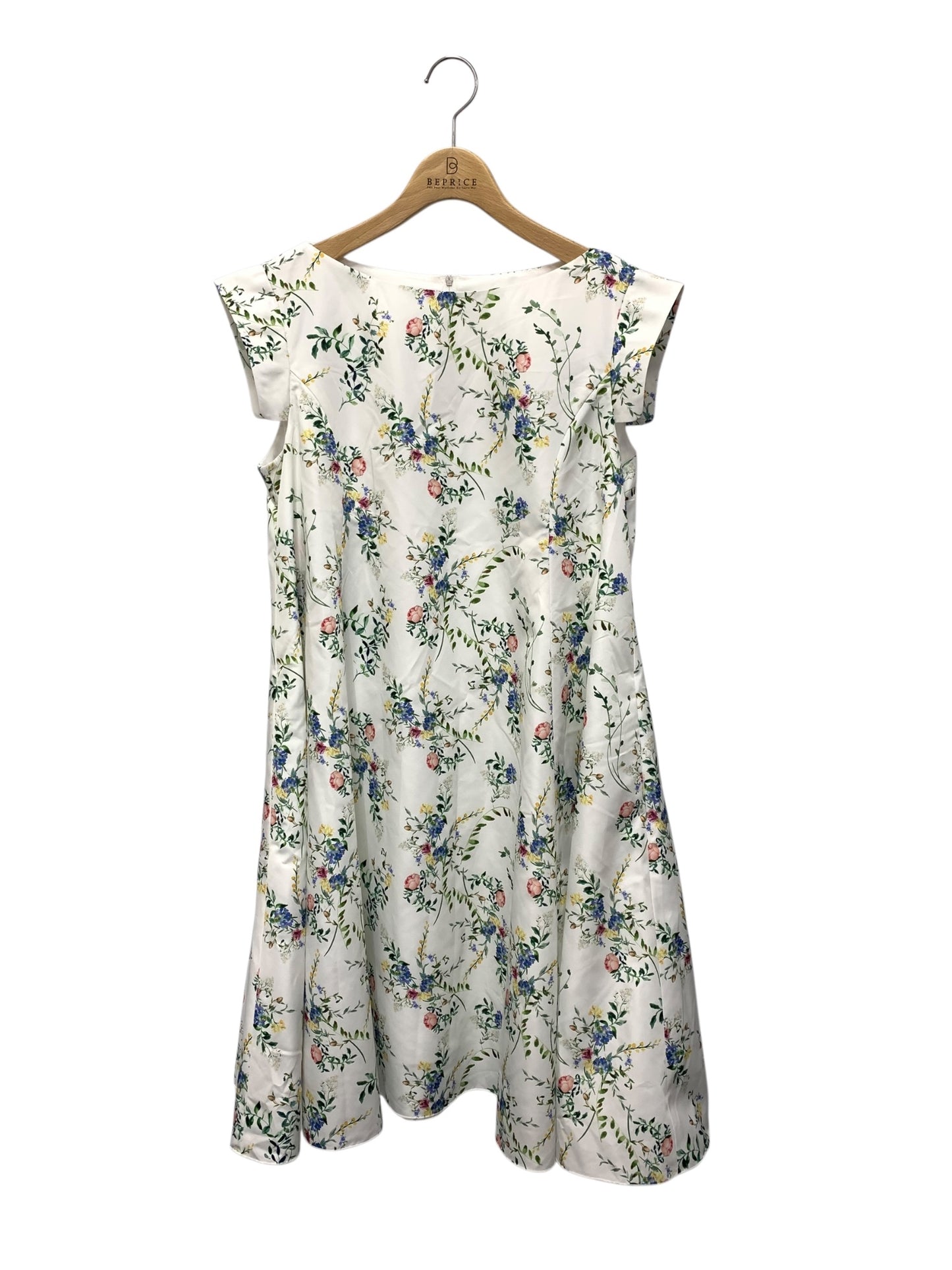 フォクシーニューヨーク Primavera Dress プリマヴェーラ 44421 ワンピース 42 ホワイト フラワープリント ITN8ZA6UJS5I