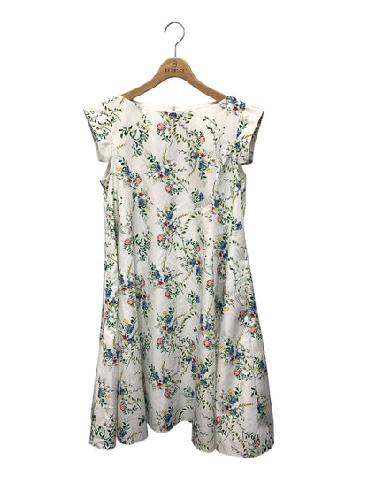 フォクシーニューヨーク Primavera Dress プリマヴェーラ 44421 ワンピース 42 ホワイト フラワープリント ITN8ZA6UJS5I