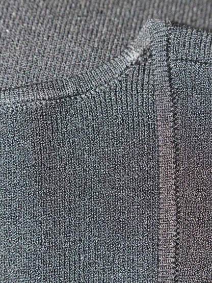 トゥービーシック W5N15-348-09 ニット 2 ブラック フラワーモチーフ ビジュー IT8SGHOXKN4K