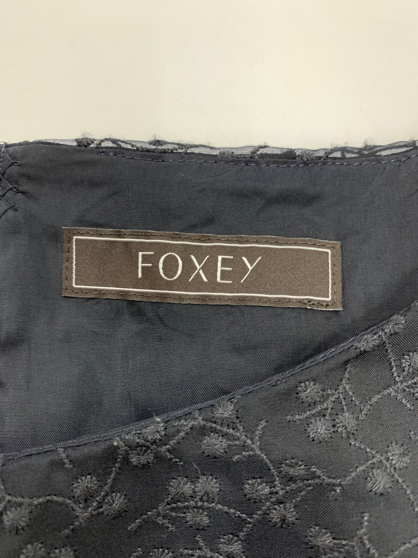 フォクシーブティック Dresse Flora 45032 ワンピース 42 ネイビー ITCKBPDDCWR4