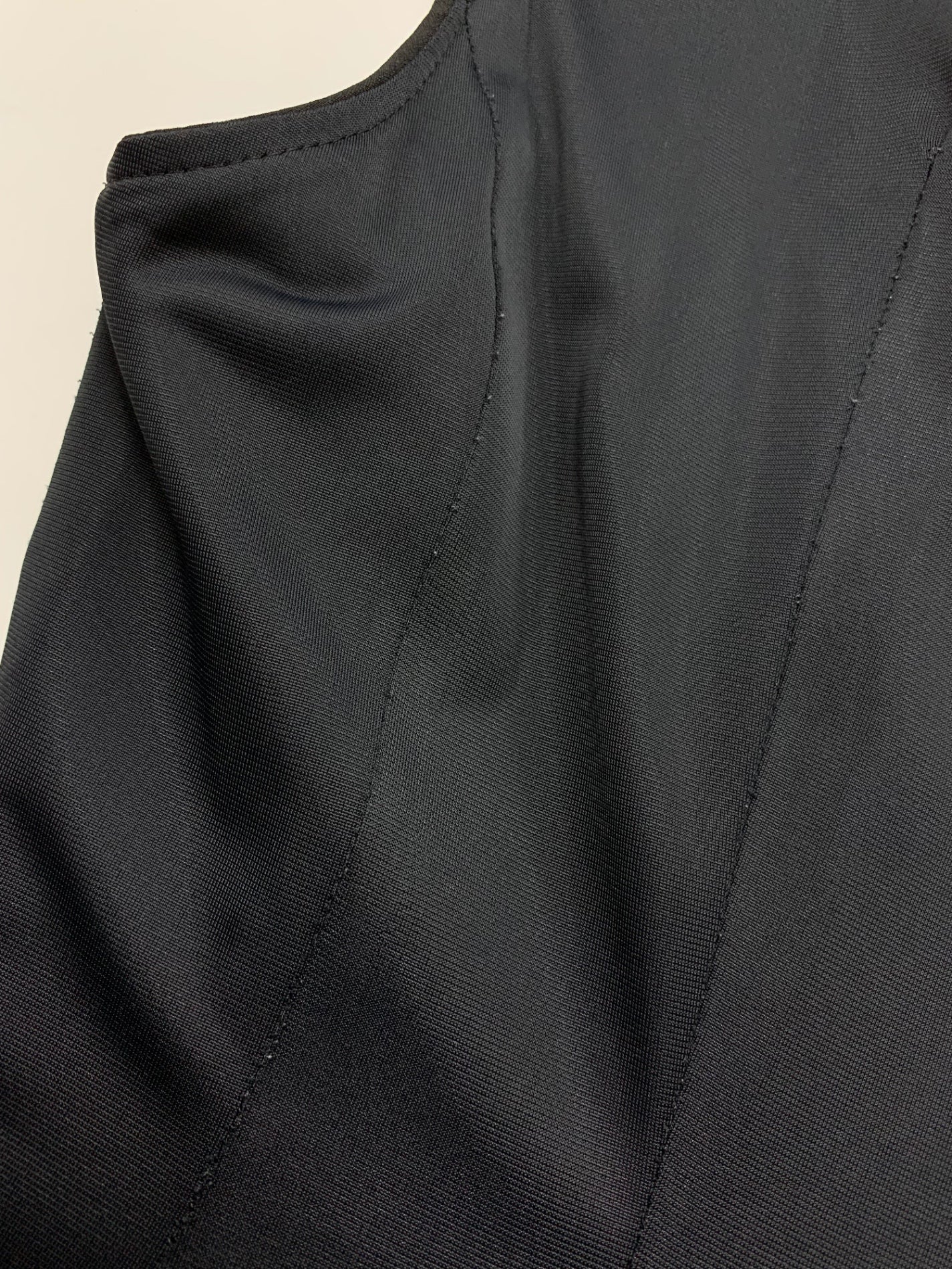 ルネ 5046090 ワンピース 34 ブラック バックジップ U字ネック フレア ITCD3Q7AQ010