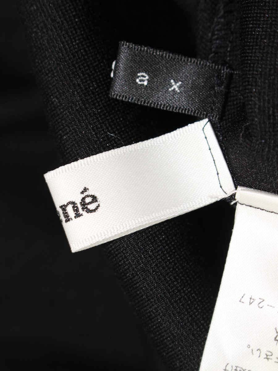 ルネ relax 6637030 パンツ 34 ブラック ストレッチ ワイド ITIJXMC5ERUW 【SALE】