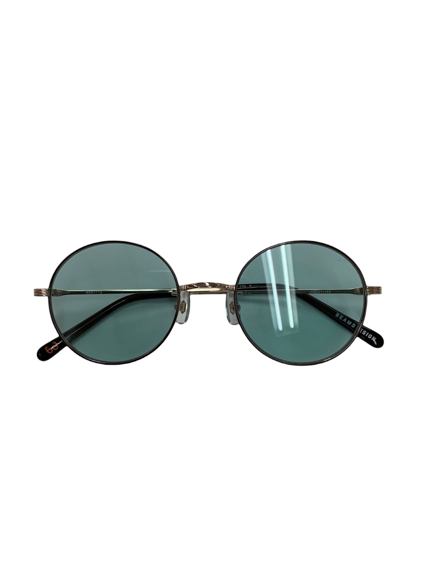 ビームス デザイン BDS-112 サングラス ゴールド メタルフレーム ラウンド ITOXDO5ANS96