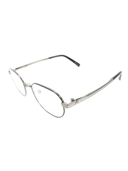 ゴールドファイル GPE-5025 メガネ ブラック/シルバー メタルフレーム フルリム オクタゴンシェイプ ITLY10KZ7BDE