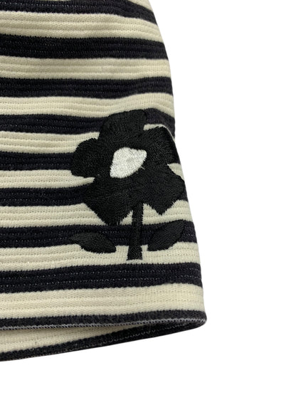 エムズグレイシー 521409 ワンピース 38 ブラック 切替 ボーダー ITEWD7KDRJ5C