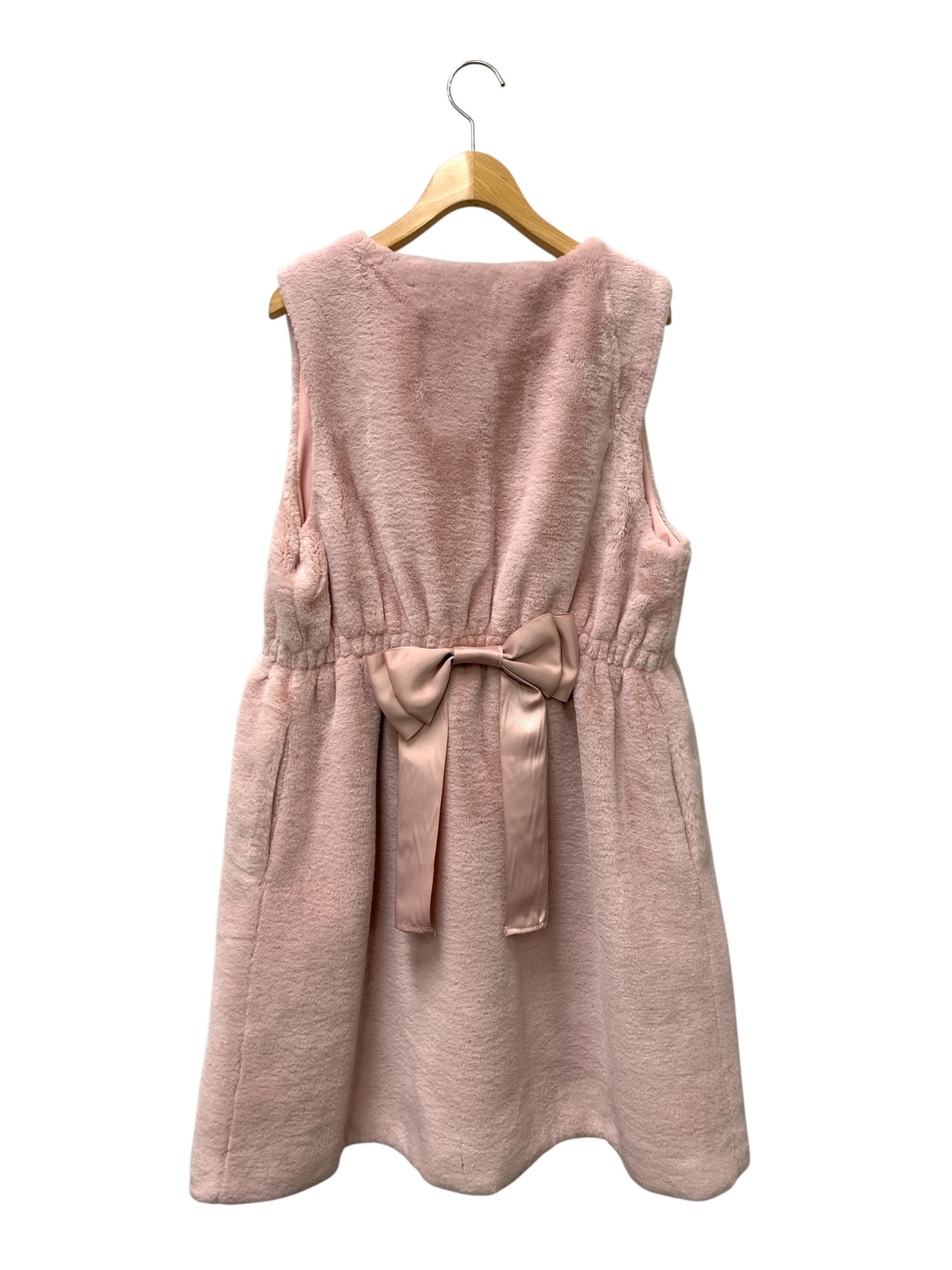 エムズグレイシー Fake Fur Vest 296503 ベスト F ピンク ロング フェイクファー IT06PYN34010