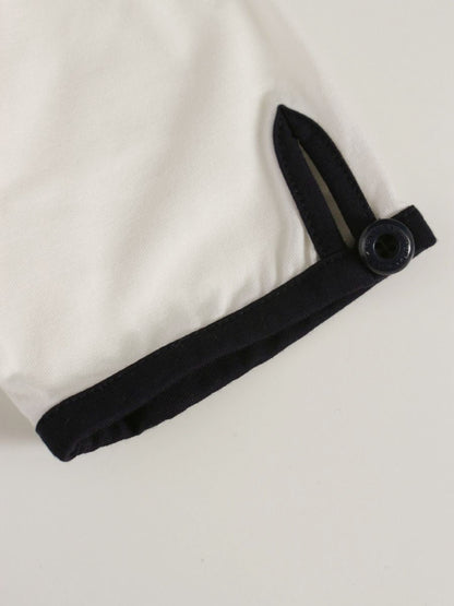 バーバリーブルーレーベル E1P75-550-02 カットソー 38 ホワイト ストレッチ ロゴ IT92214IR6AS