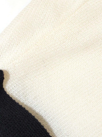 エムズグレイシー 918331 ワンピース 38 ブラック Layered Style Knit One-piece IT8YTDMFPIPS