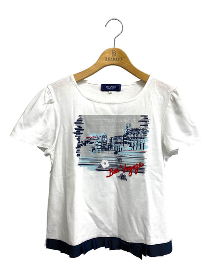 エムズグレイシー Bon Voyage カットソー 215310 40 ホワイト ITE58L1GCURU
