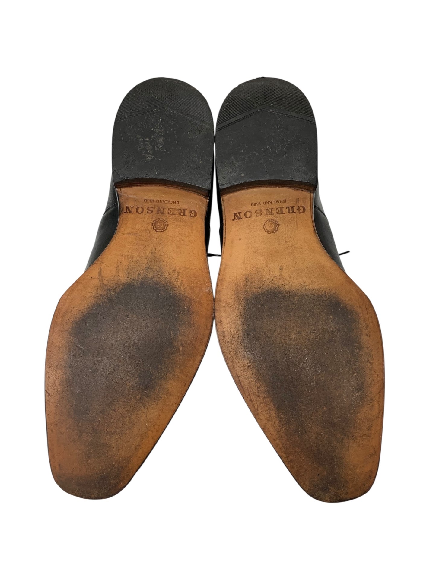 グレンソン MACCLESFIELD 33503 ドレスシューズ 6 1/2 ブラック パンチドキャップトゥ カーフ 内羽根 ITKMR6ZGDQV4 【SALE】