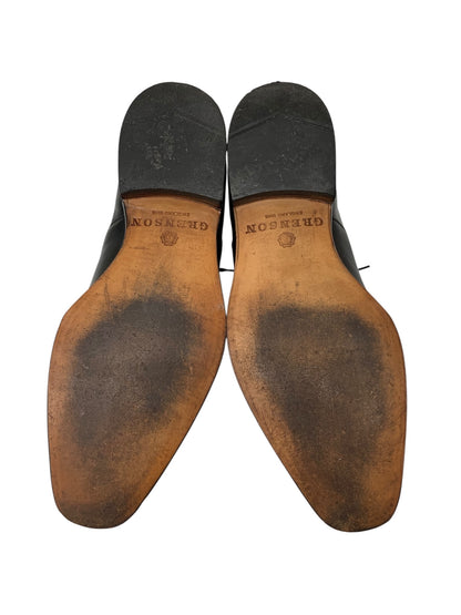 グレンソン MACCLESFIELD 33503 ドレスシューズ 6 1/2 ブラック パンチドキャップトゥ カーフ 内羽根 ITKMR6ZGDQV4 【SALE】