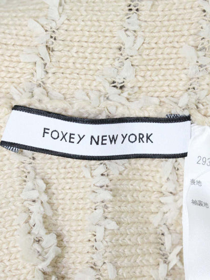 フォクシーニューヨーク エンジェルミルフィーユ 29339 ジャケット 38 ベージュ ITTAQTLY3LYC