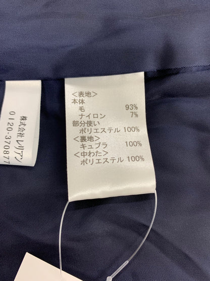 レリアン IL-0906260 コート 11 ネイビー ウール フード キルティング切替 ITEFZNKQQ9A1