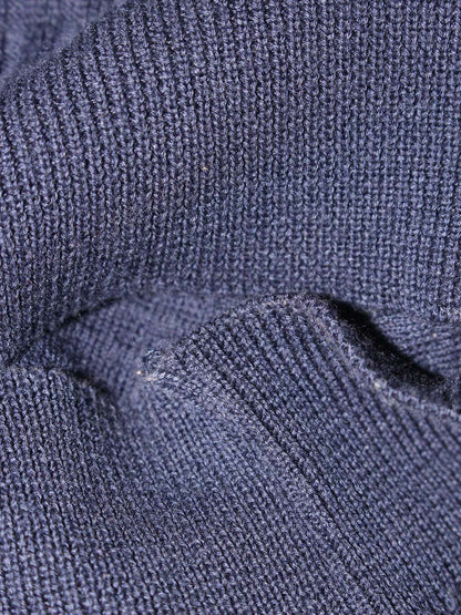フォクシーニューヨーク collection Knit Tops 37444 ポロシャツ 42 ネイビー ニット ITGXSGW6VON4